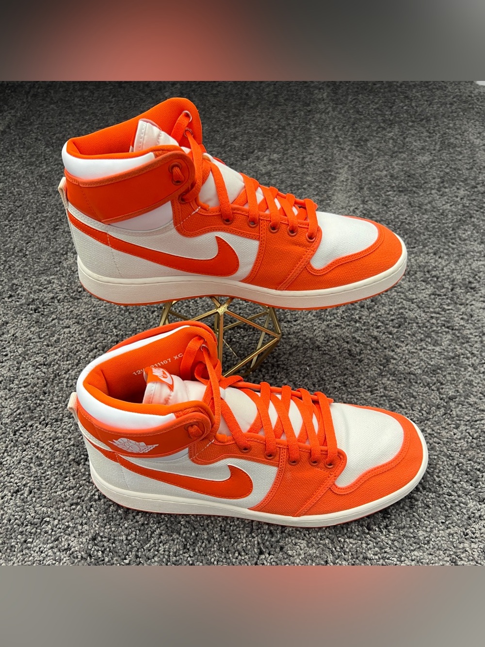 Jordan 1 Retro AJKO Shoes Men’s Size 12.5 Rush Orange White Syracuse DO5047-801